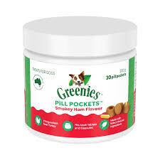 Greenies Pill Pockets Smokey Ham Flavour 200g 30 Pack