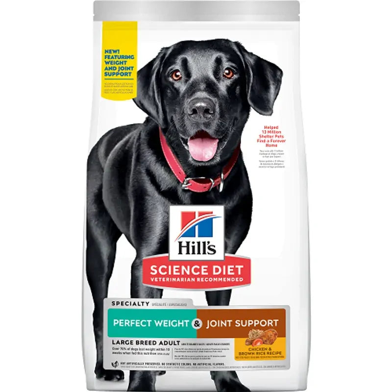 Hills Dog Lge Breed Perfect Weight Joint Support 11.3Kg