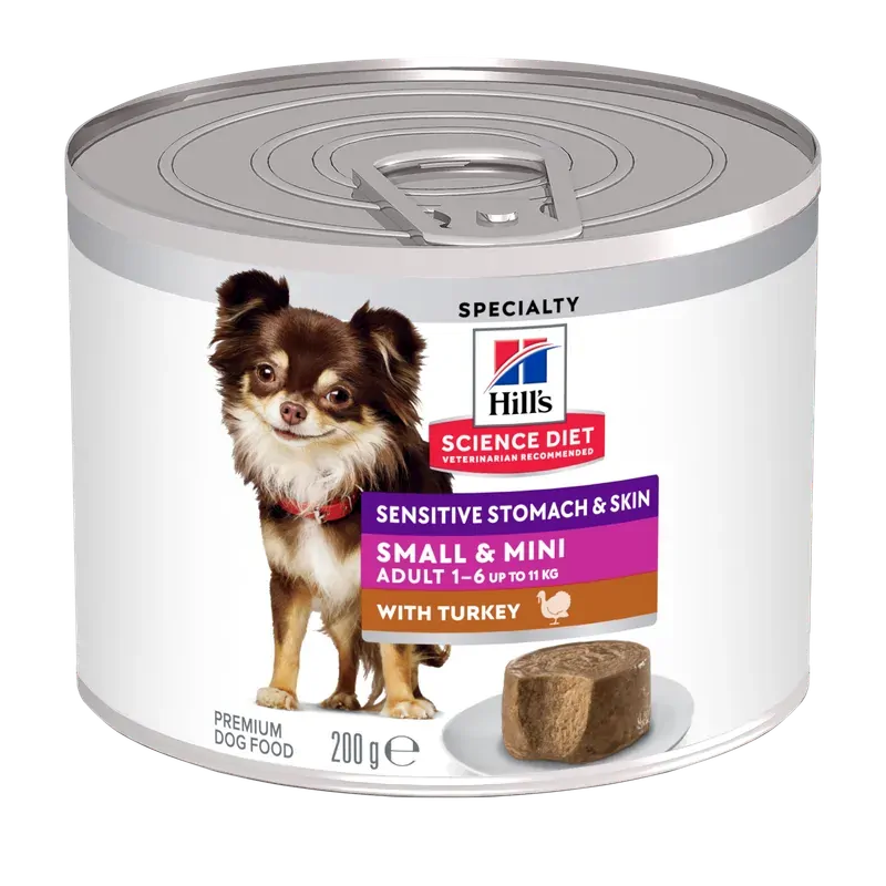 Hills Dog Sensitive Stomach Skin Sm & Mi 200G 12Pk(Om12)