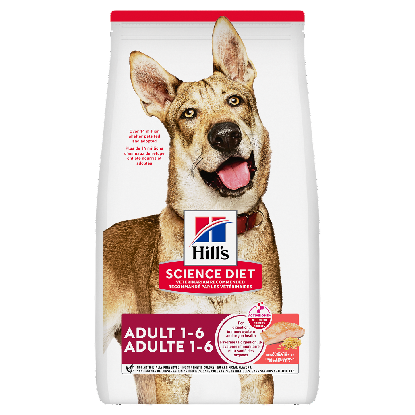 Hills Science Diet Adult Salmon and Brown Rice Dry Dog Food 14.9kg