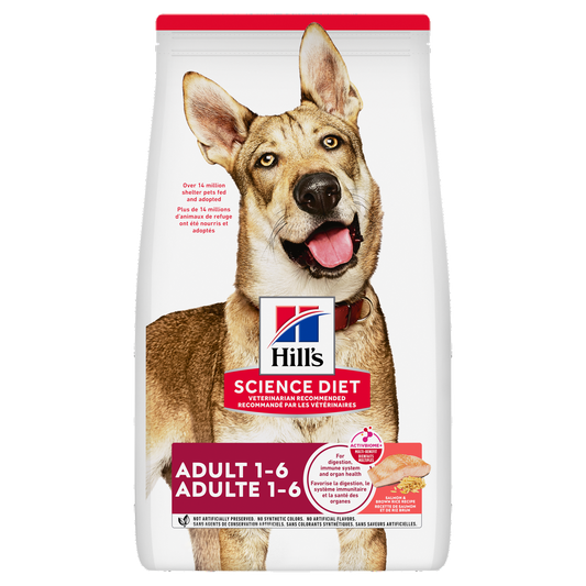 Hills Science Diet Adult Salmon and Brown Rice Dry Dog Food 14.9kg