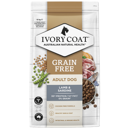 Ivory Coat Gf Lamb And Sardine 13Kg
