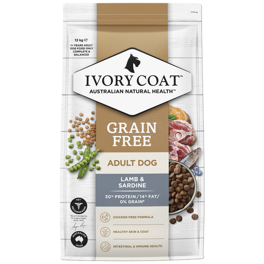 Ivory Coat Gf Lamb And Sardine 13Kg