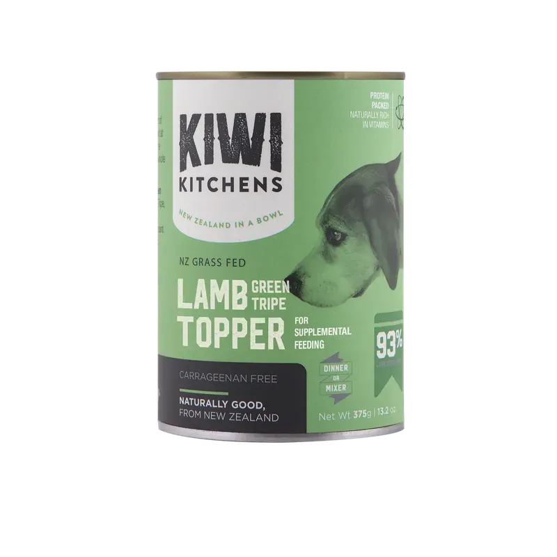 Kiwi Kitchens Dog Lamb Green Tripe 375G 9Pk (Om9)