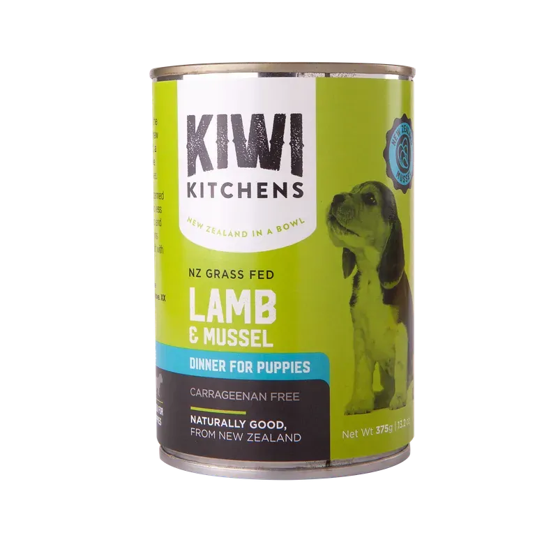 Kiwi Kitchens Puppy Lamb & Mussel 375G 9Pk(Om9)
