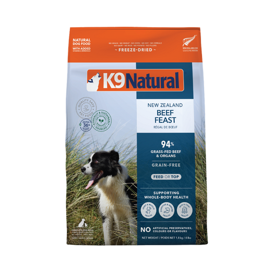 K9 Natural Grain-Free Fd Nz Beef Feast 1.8Kg
