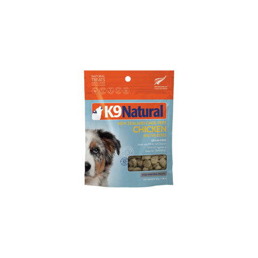 K9 Natural Grain-Free Fd Dog Treats Chicken Bites 50G