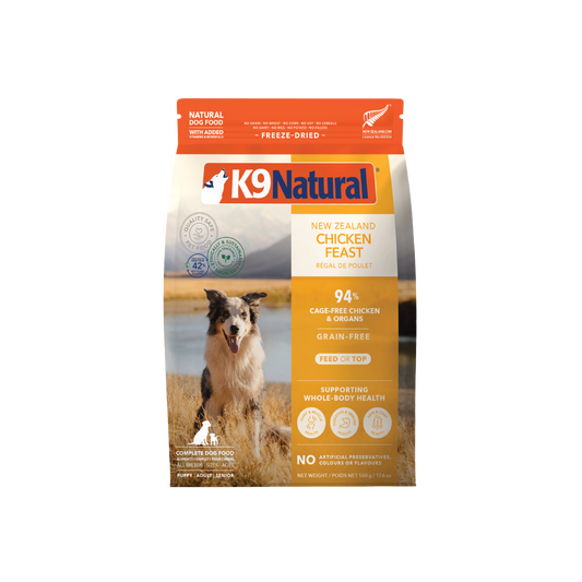 K9 Natural Grain-Free Fd Nz Chicken Feast 500G