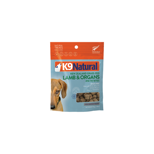 K9 Natural Grain-Free Fd Dog Treats Lamb Bites 50G