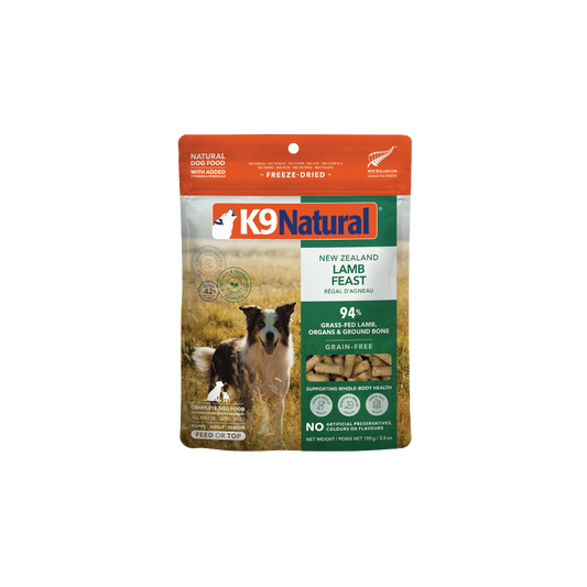 K9 Natural Grain-Free Fd Nz Lamb Feast 100G