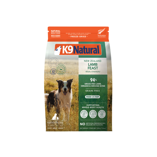 K9 Natural Grain-Free Fd Nz Lamb Feast 500G