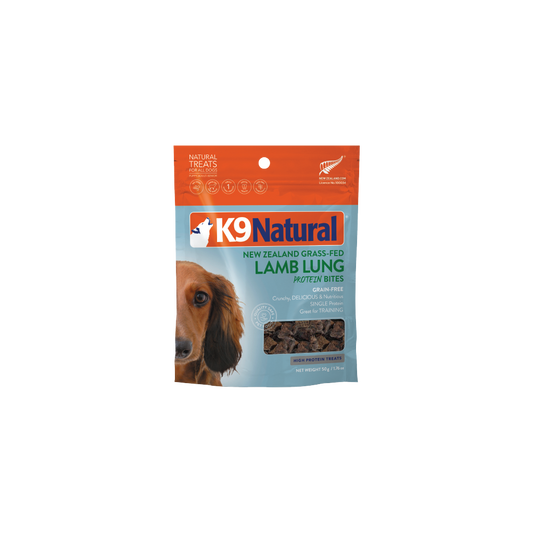 K9 Natural Grain-Free Ad Protein Bites Lamb Lung 50G