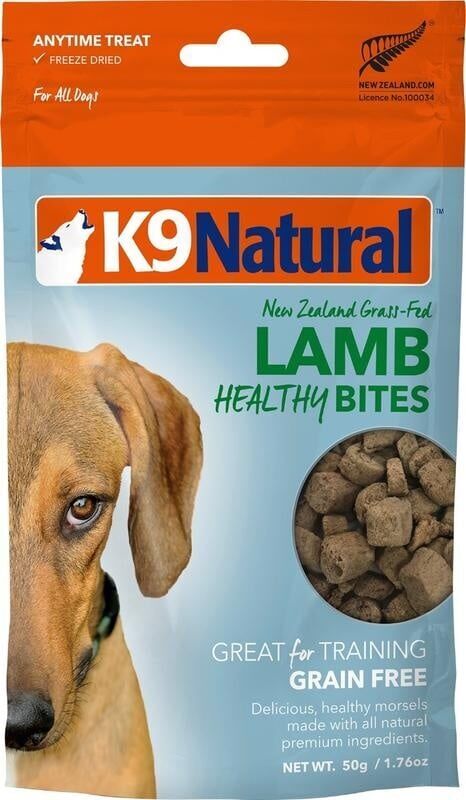 K9 Natural Grain-Free Fd Lamb Liver Bites 50G