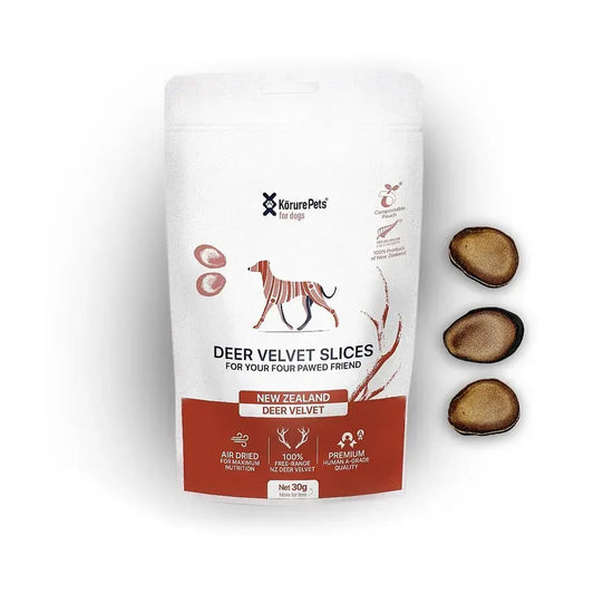 Korure Pets Premium Nz Velvet Slices Dog - 30G
