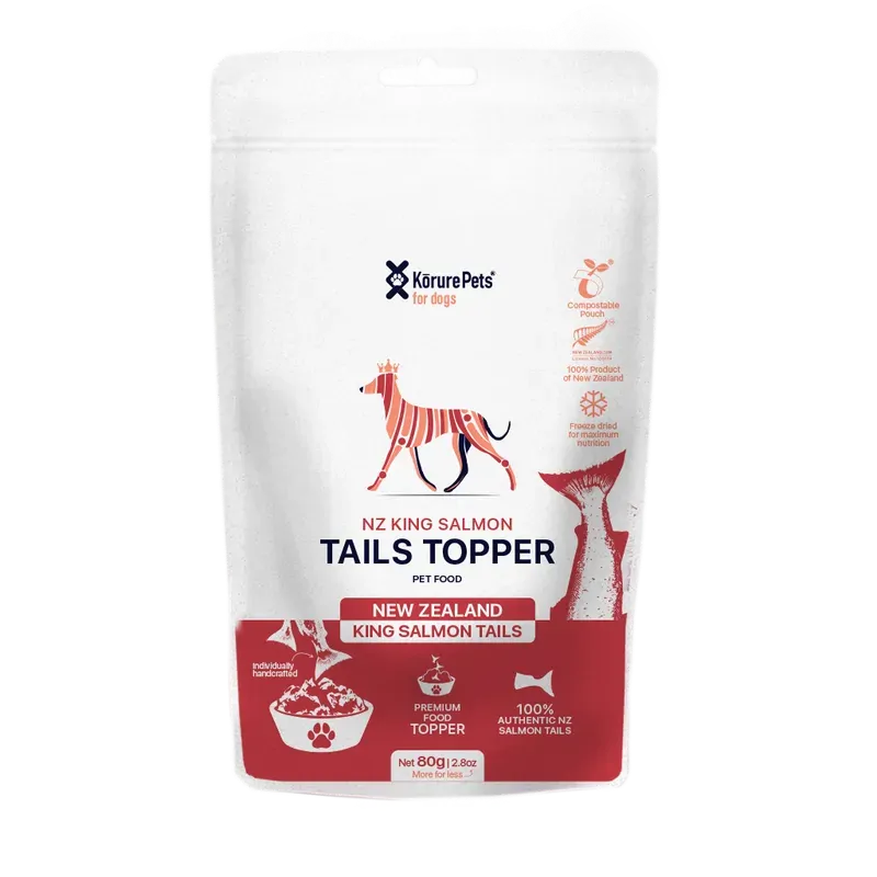 Korure Pets NZ King Salmon Tails Dog Treats 50g