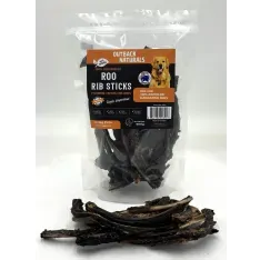 Loving Pets Roo Rib Sticks Dog Treats 400g