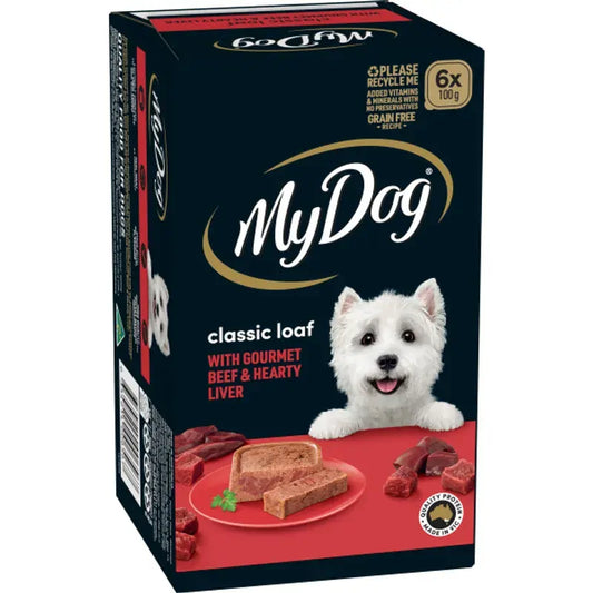 My Dog Wet Beef & Liver Svms 100G 1X6Pk