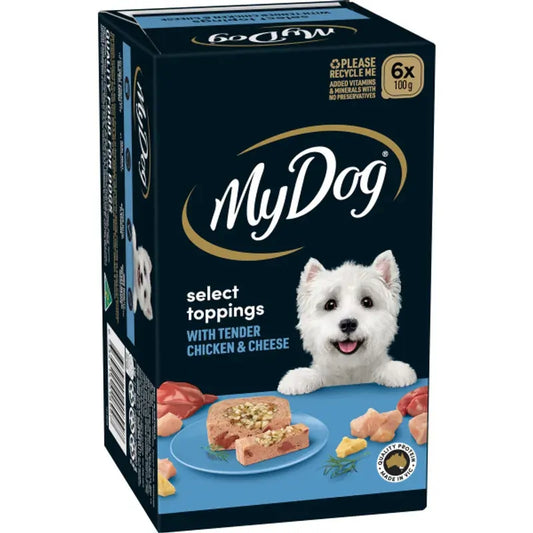 My Dog Chicken Supreme Cheese Svms 100G 1X6Pk
