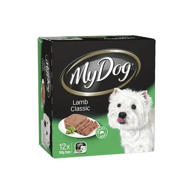 My Dog Wet Lamb Classic 100G 12Pk (Om12)