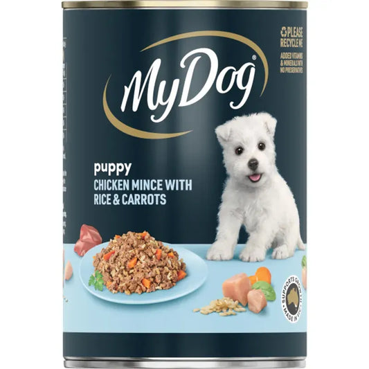 My Dog Puppy Mince Chick Rice Car 400G 25Pk (Om24)