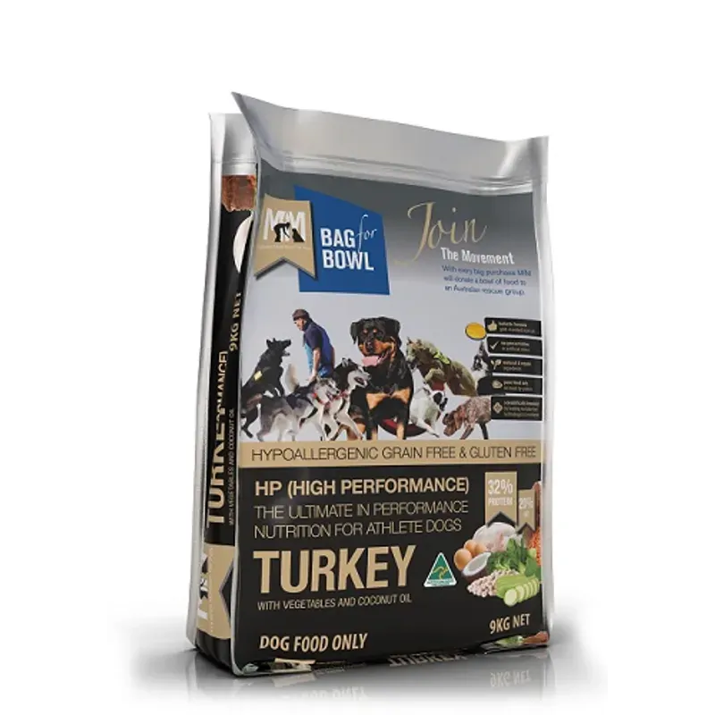 Meals for Mutts Grain Free High Performance Turkey Dry Dog Food 9kg