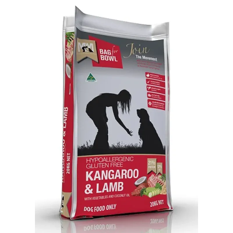 Meals for Mutts Kangaroo and Lamb Dry Dog Food 20kg