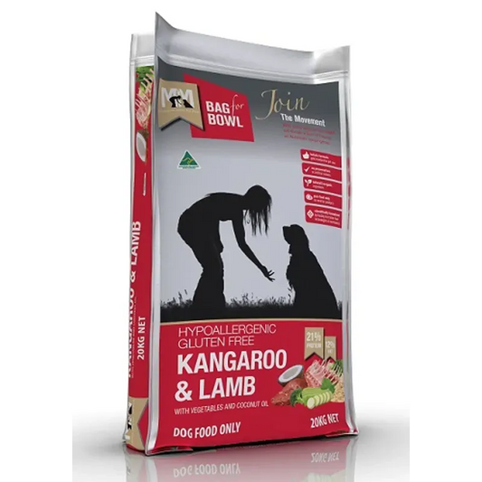 Meals for Mutts Kangaroo and Lamb Dry Dog Food 20kg