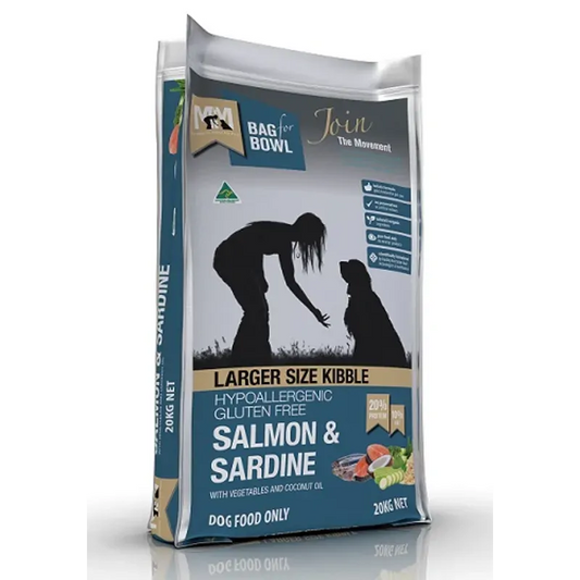 Meals for Mutts Salmon and Sardine Large Kibble Dry Dog Food 20kg