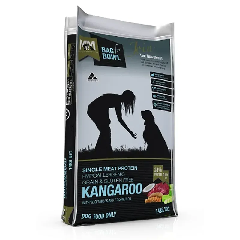 Meals for Mutts Grain Free Single Protein Kangaroo Dry Dog Food 14kg