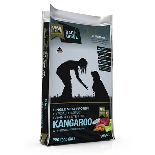 Meals for Mutts Grain Free Single Protein Kangaroo Dry Dog Food 14kg