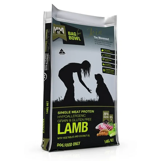 Meals for Mutts Grain Free Single Protein Lamb Dry Dog Food 14kg