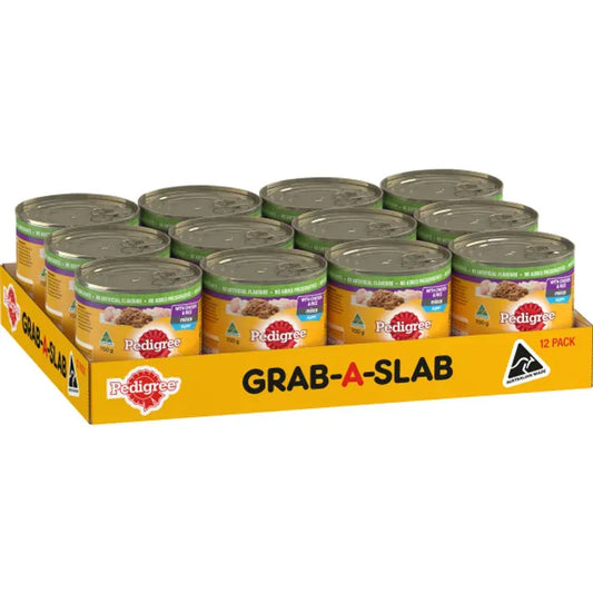 Pedigree Grab A Slab Pup Chick Rice 700G 1X12Pk