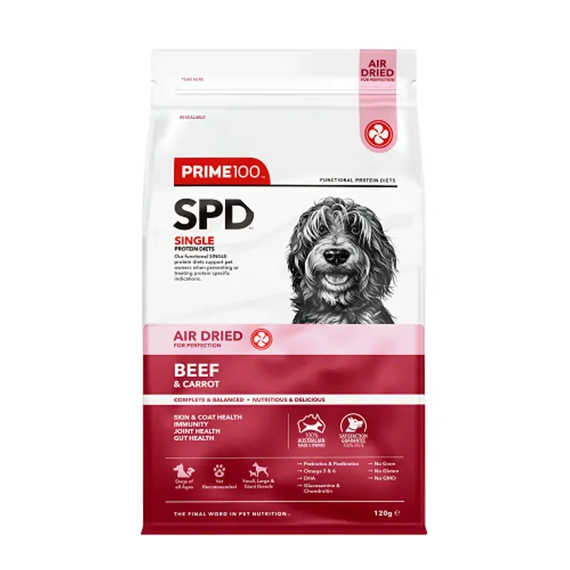 Prime Spd Air Dried Beef & Carrot 120G