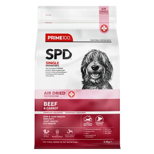 Prime Spd Air Dried Beef & Carrot 2.2Kg