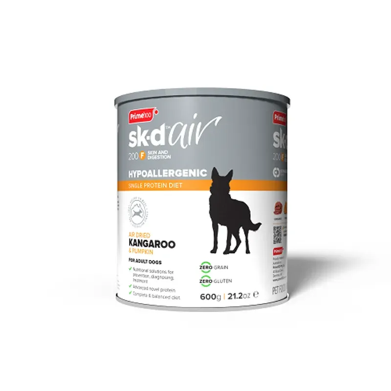 Prime100 SPD Air Dried Kangaroo and Pumpkin Dog Food 600g