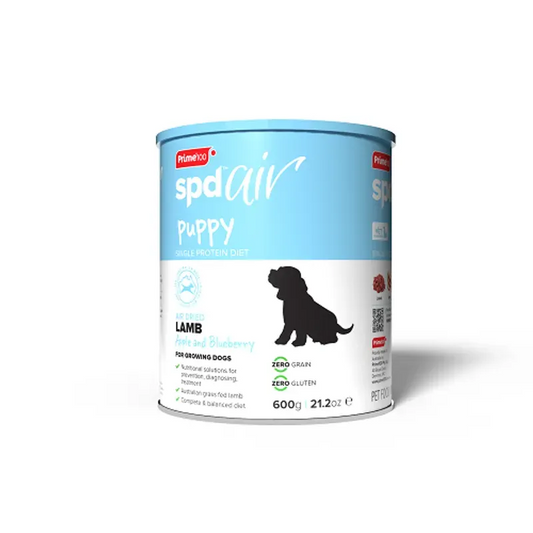 Prime Spd Air Dried Puppy Lamb Apple & Blueberry 600G