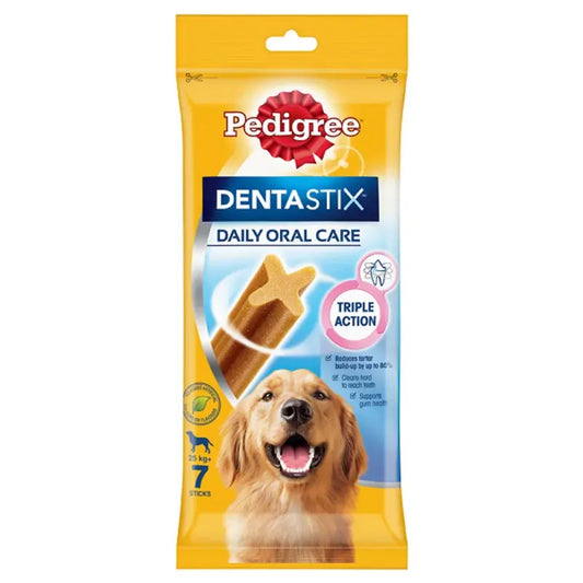 Pedigree Snacks Dentastix Lge Giant 7Pc 10Pk(Om10)