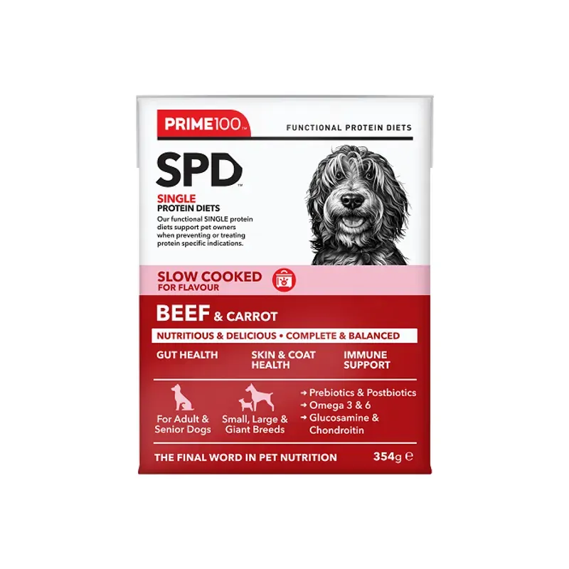Prime Spd Slow Cooked Beef & Carrot 354G 12Pk (Om12)