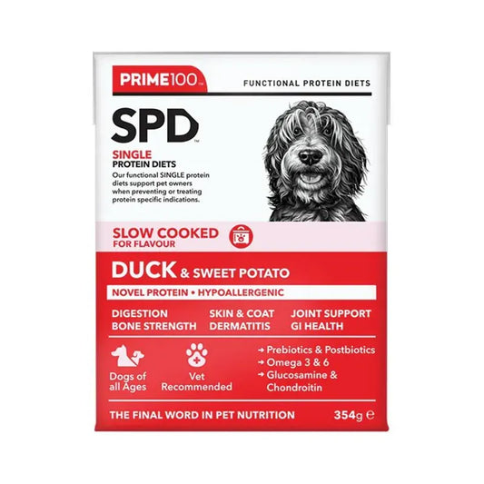 Prime Spd Slow Cooked Duck & Sweet Potato 354G 12Pk (Om12)