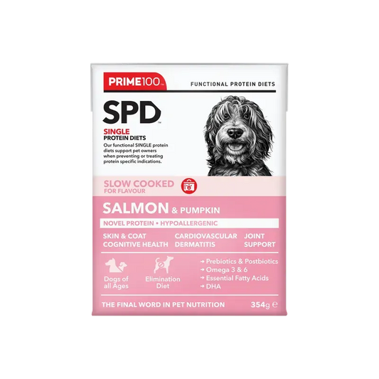 Prime Spd Slow Cooked Salmon & Pumpkin 354G 12Pk (Om12)