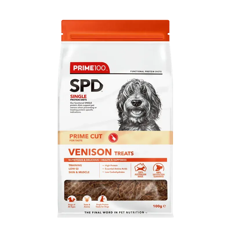 Prime Spd Prime Cut Treats Venison 100G