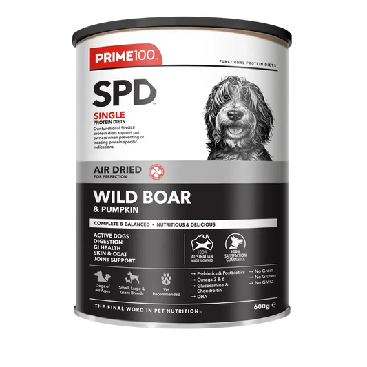 Prime 100 Spd Wild Boar & Pumpkin Air Dried 600G