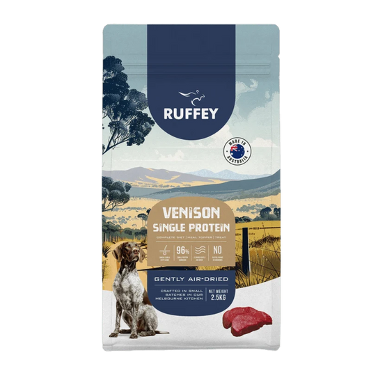 Ruffey Air Dried Dog Food Venison 2.5kg