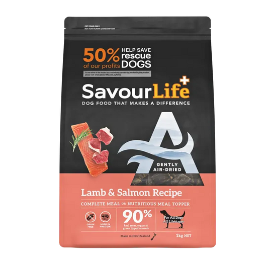Savourlife Air-Dried Adult Lamb & Salmon Recipe 1Kg