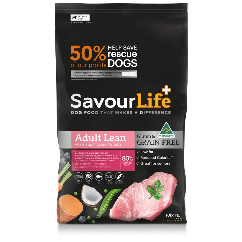 Savourlife Grain-Free Adult Turkey Lean 10Kg