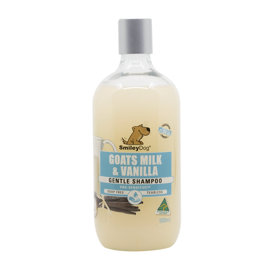 Smiley Dog Organic Goats Milk And Vanillapro-Sensitive Shamp