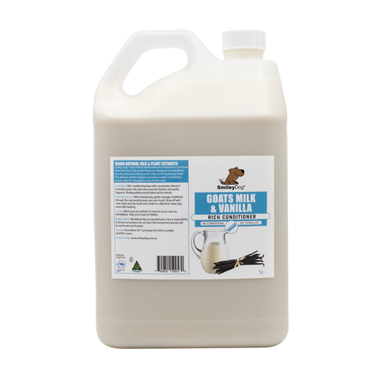 Smiley Dog Rich Conditioner Goats Milk & Vanilla 5L