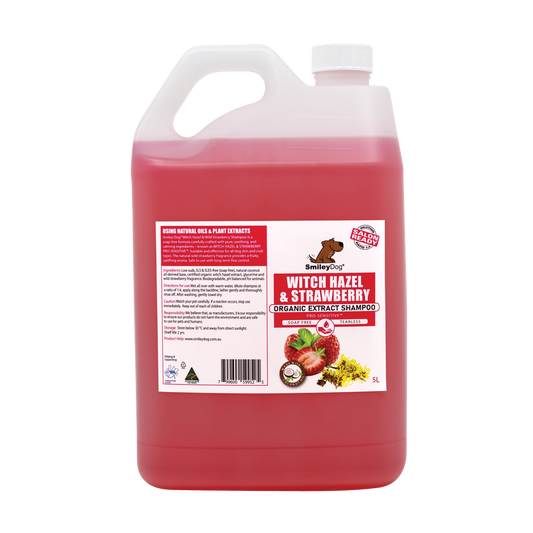 Smiley Dog Witch Hazel & Strawberry Shampoo 5L