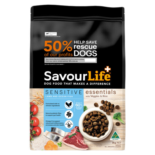 Savourlife Essentials Adult Sens Lamb & Ocean Fish 3Kg
