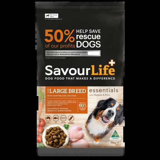 Savourlife Essentials Adult Large Breed Chicken 15Kg